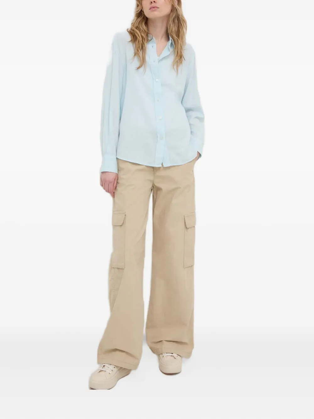 Levi's Baggy Cargo Trousers In Brown