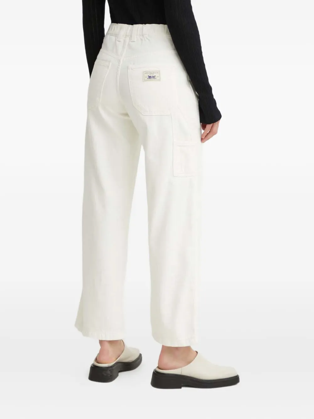 Levi's Logo-patch Pocket Jeans In Neutral