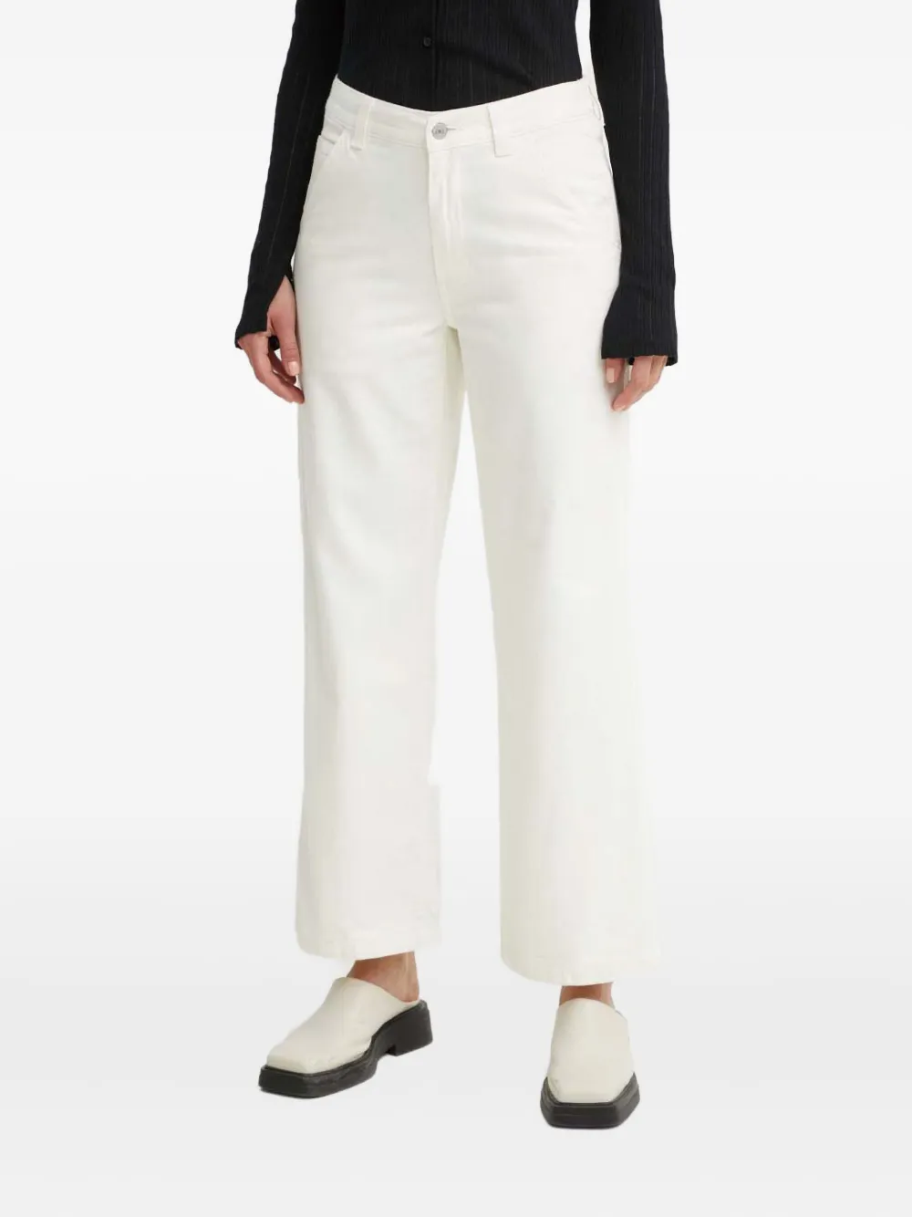 Levi's Logo-patch Pocket Jeans In Neutral