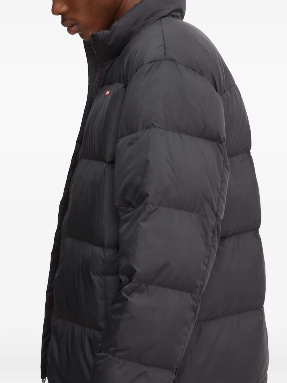 Levi's Donsjack met ritssluiting Zwart
