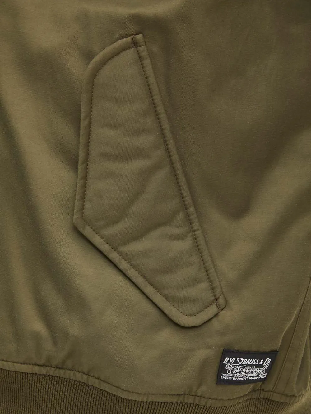 Levi's Zip-fastening Bomber Jacket In Green
