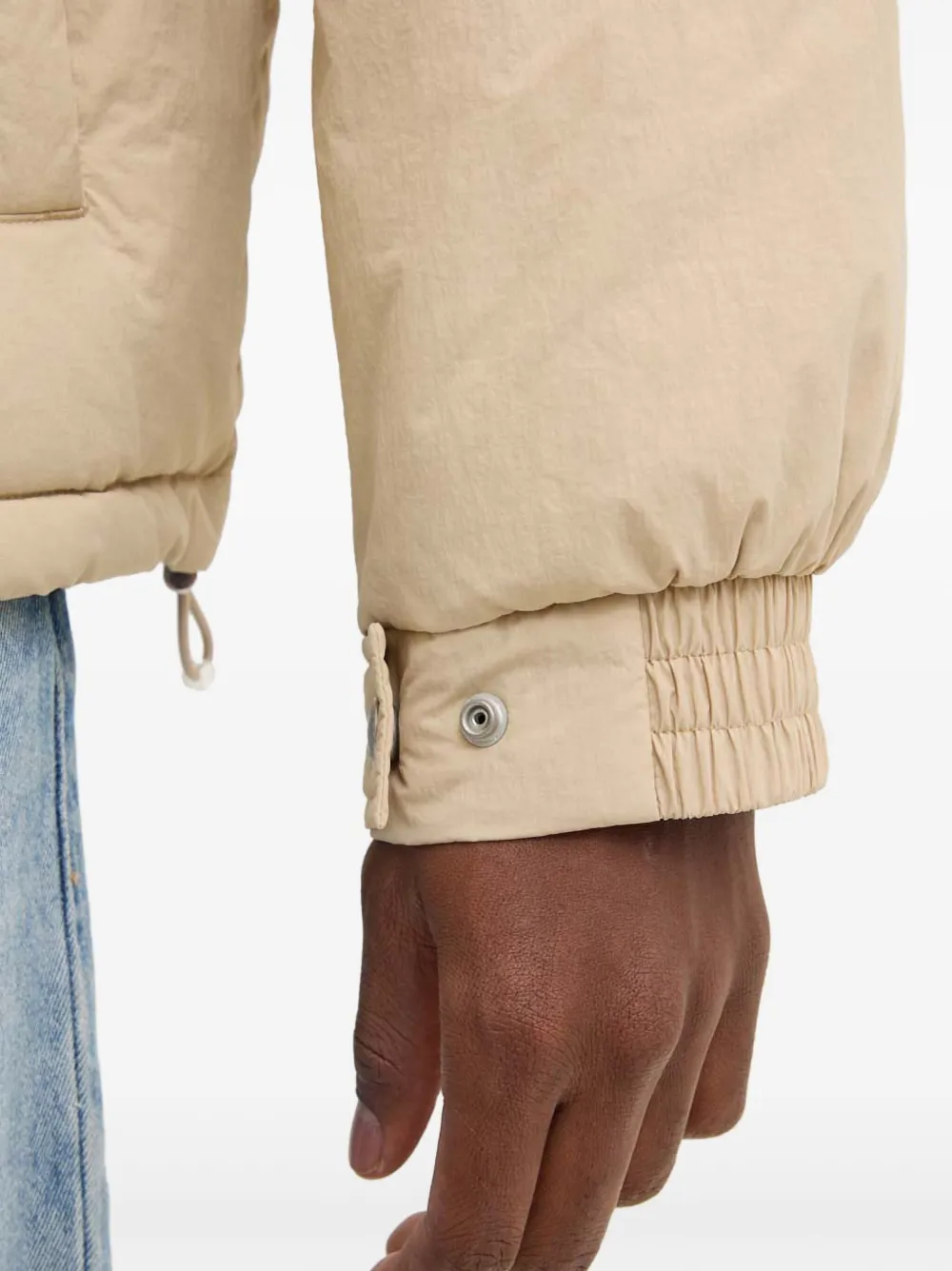 Levi's Rockridge Hooded Puffer Jacket In Neutral