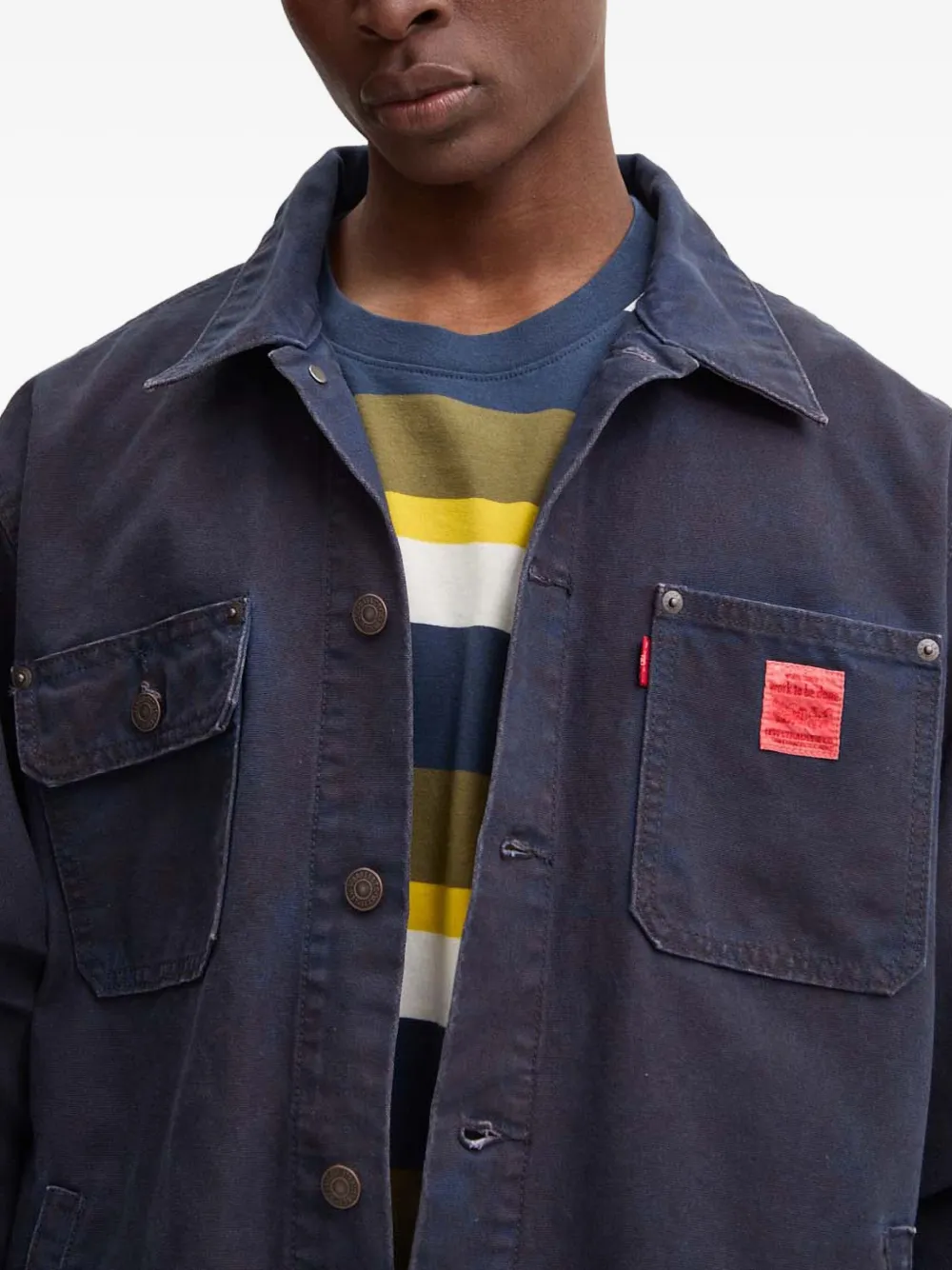 Levi's Jack met opgestikte zak Blauw