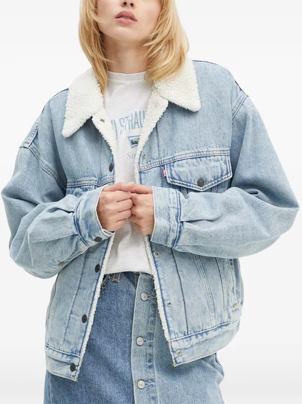 Levi's 90's Sherpa collar flap-pockets jacket | Denim Jackets | Image 2