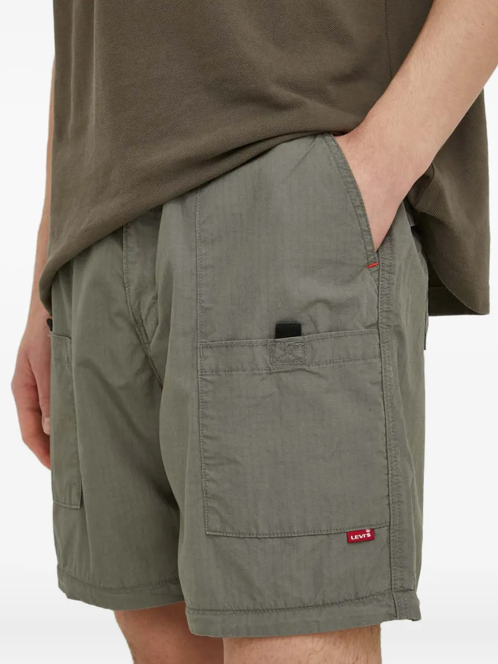 Levi's Cargo broek met ritsdetail Groen
