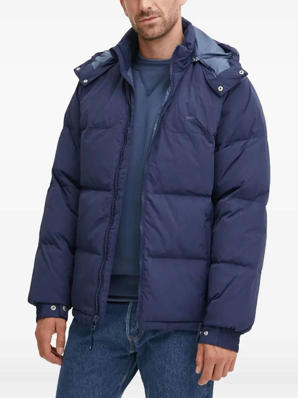Levi's chamarra con capucha y cierre | azul | Image 1