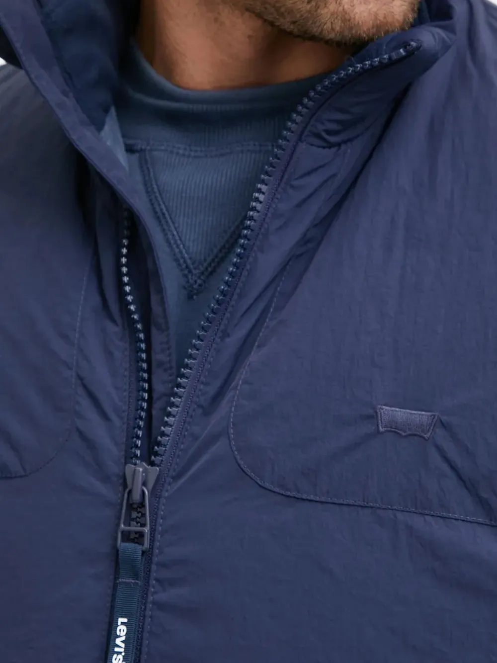 Levi's Rockridge Short Puffer Jacket In Blue