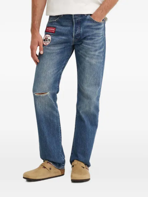 Levi's distressed denim jeans