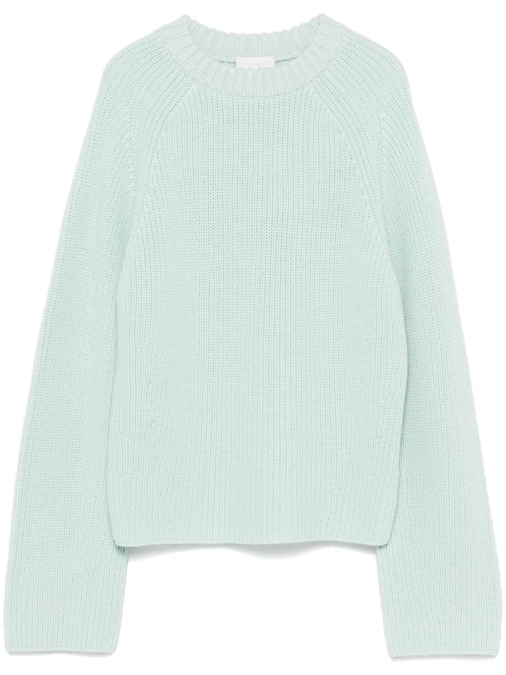 Forte Geribbelde sweater Blauw
