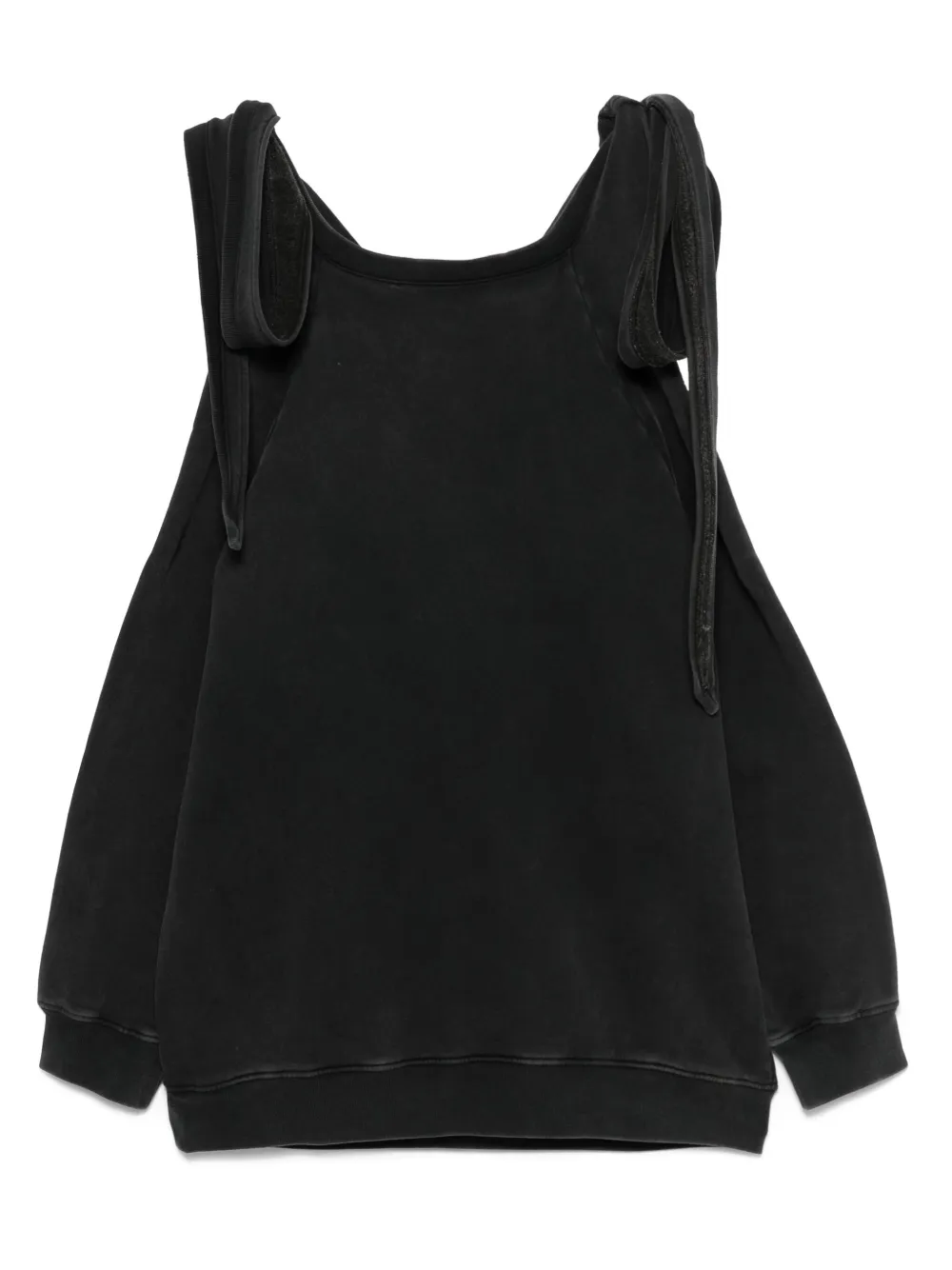 Y/Project Sweater met logo en sjaal - Zwart
