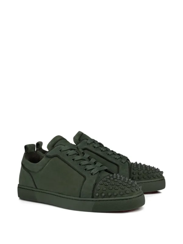 クリスチャンルブタン　ルイジュニア スパイクス スニーカー グリーン　41.5 Christian Louboutin Louis Junior Spikes Sneakers | Green | FARFETCH