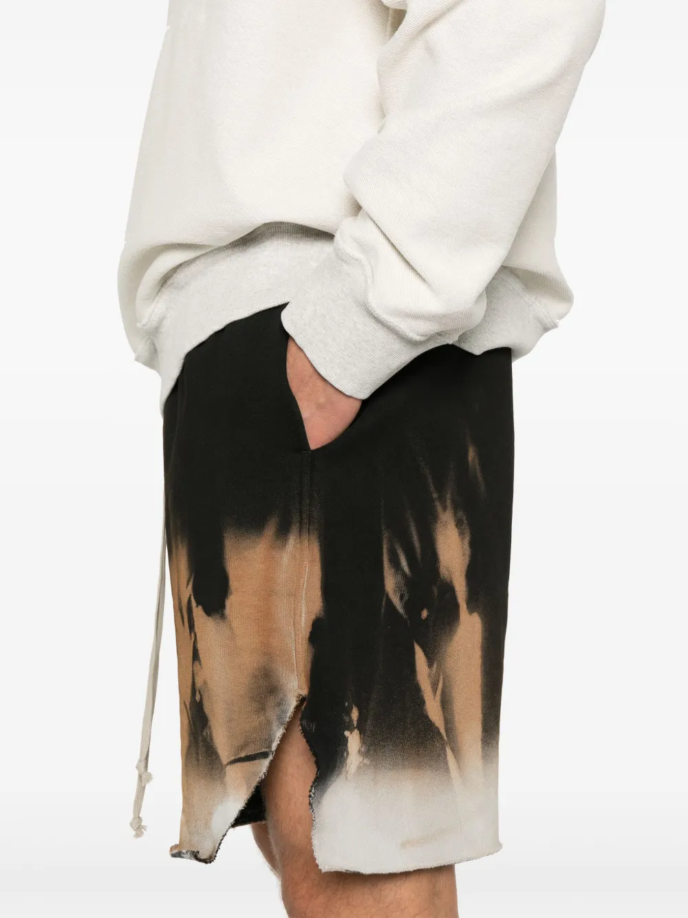 Rick Owens Drkshdw Drkshdw By Rick Owens Cotton Bermuda Shorts In Black