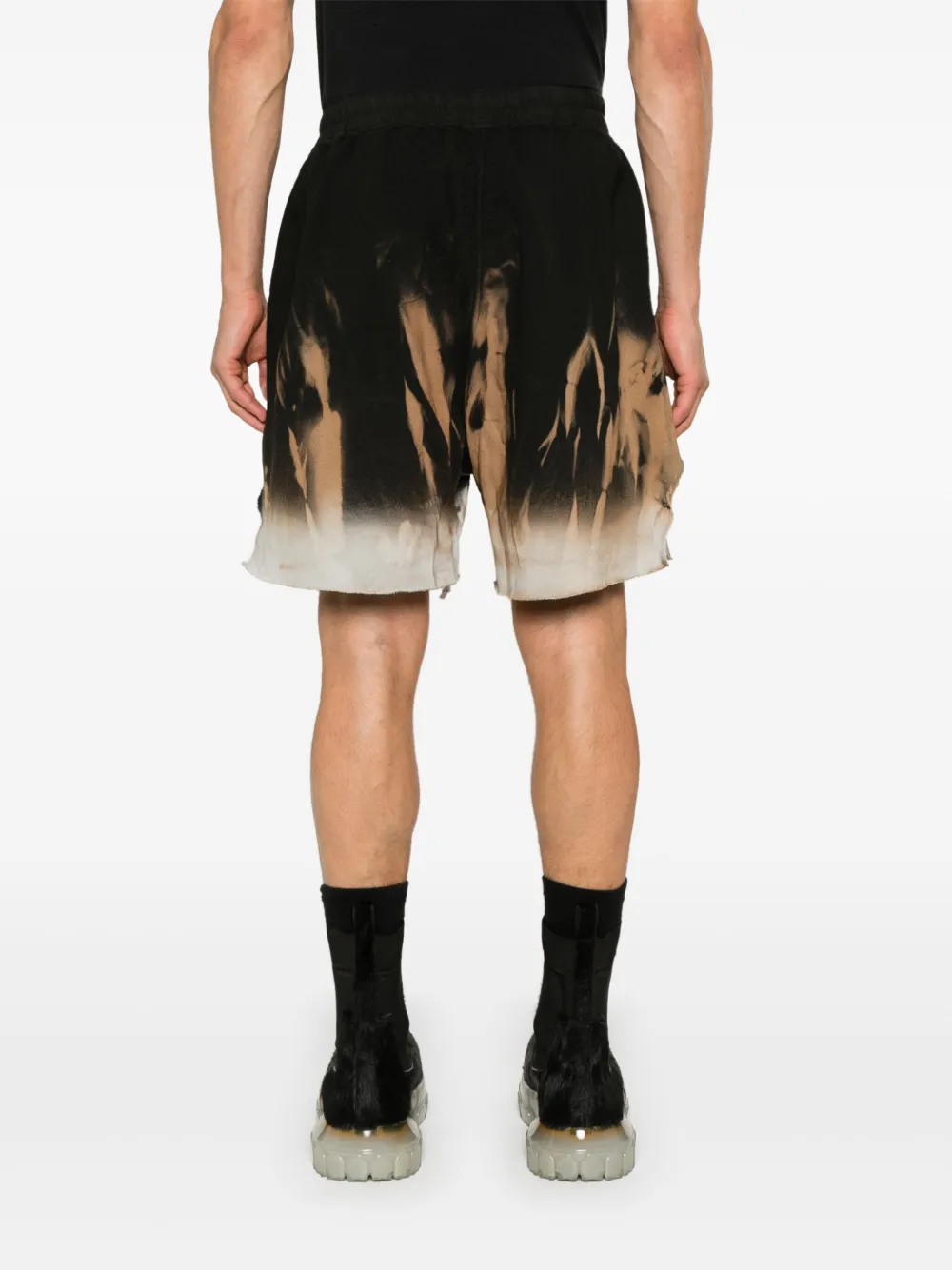 Rick Owens Drkshdw Drkshdw By Rick Owens Cotton Bermuda Shorts In Black
