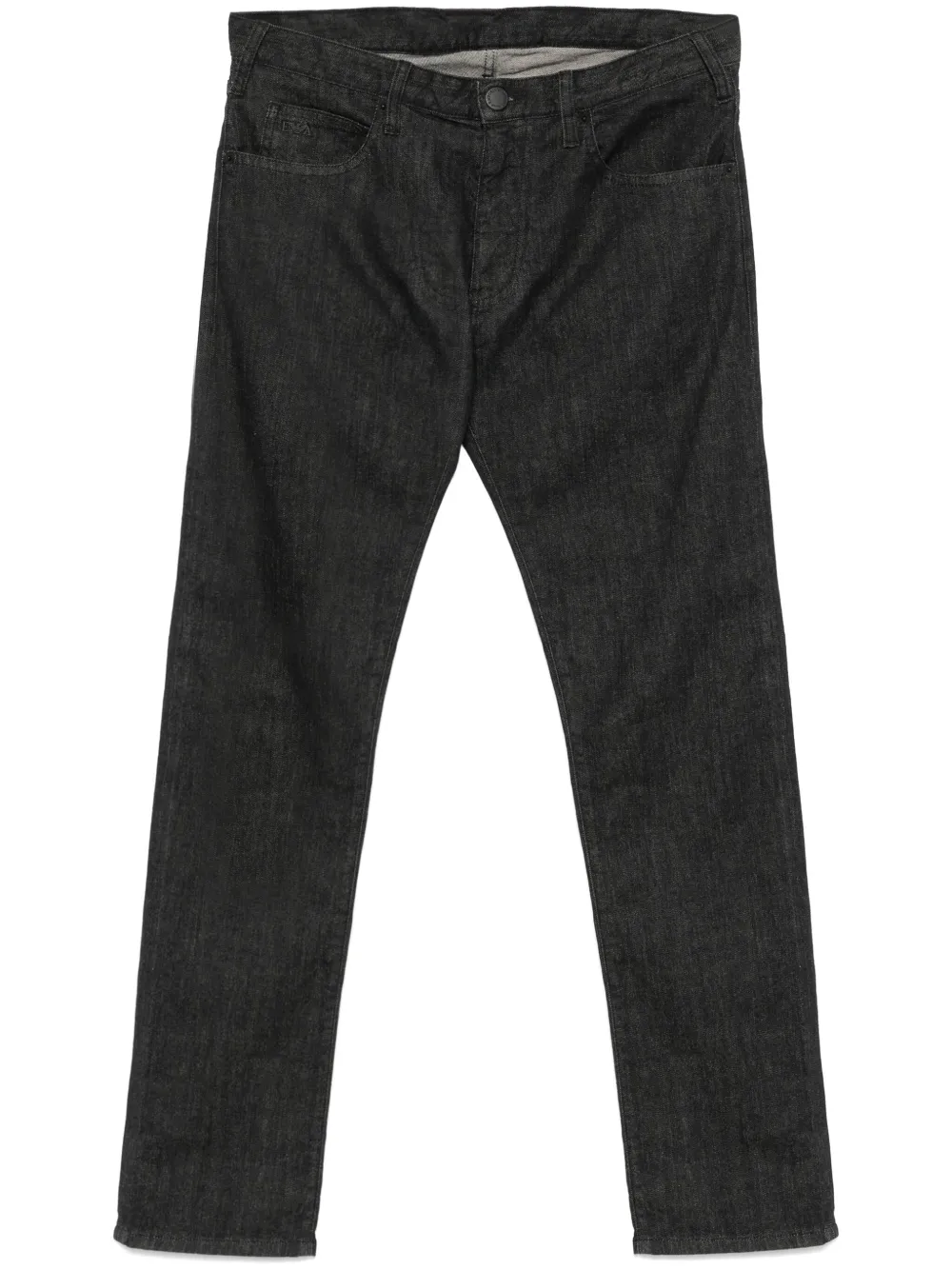 Emporio Armani J45 straight jeans Zwart