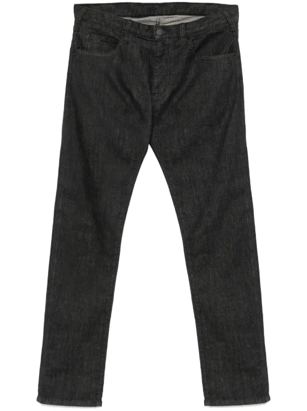 Emporio Armani straight leg Jeans Black FARFETCH AE