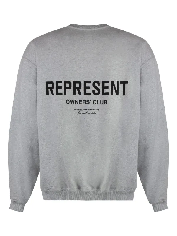 スウェット・トレーナー REPRESENT SWEATSHIRTS (OCM41115 001) Represent logo-printed Sweatshirt | Grey | FARFETCH TR