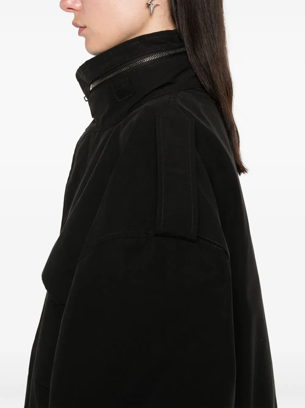 Maison Margiela Jas met capuchon Zwart