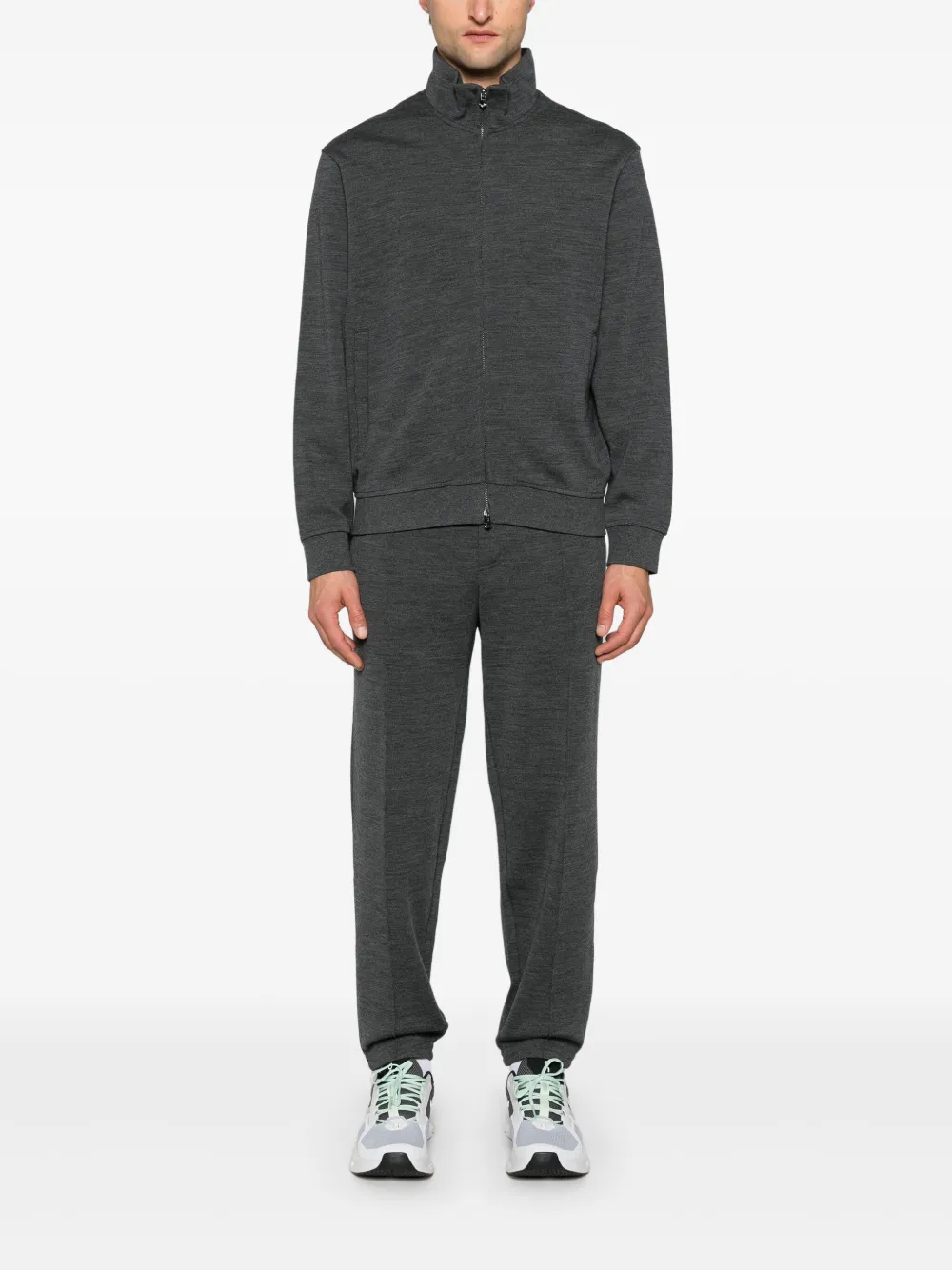 Emporio Armani zip-up sweatshirt - Grijs