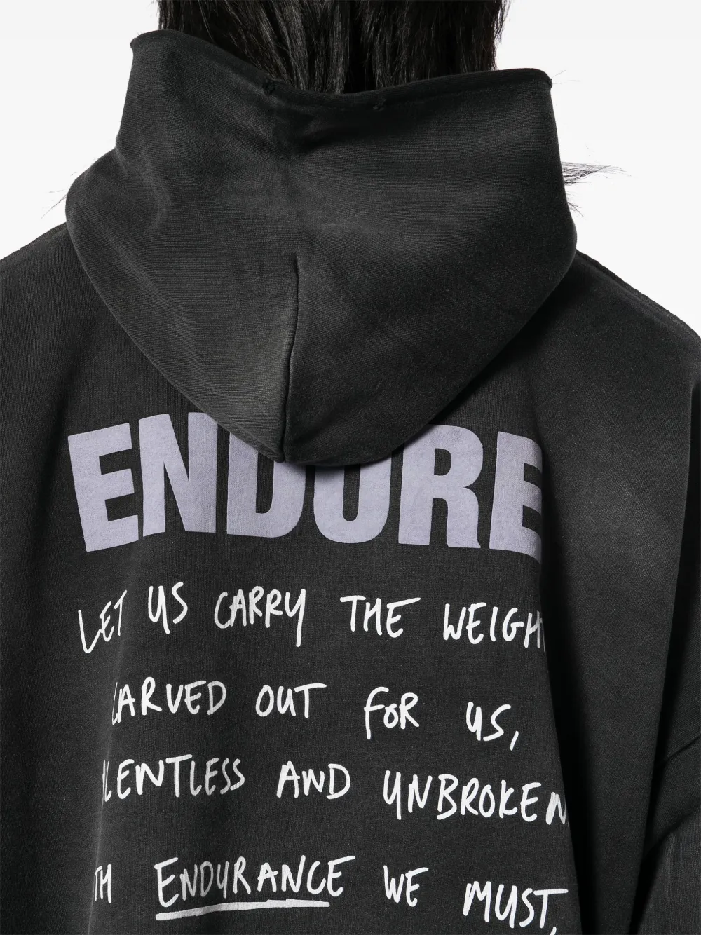 Represent Hoodie met print Zwart