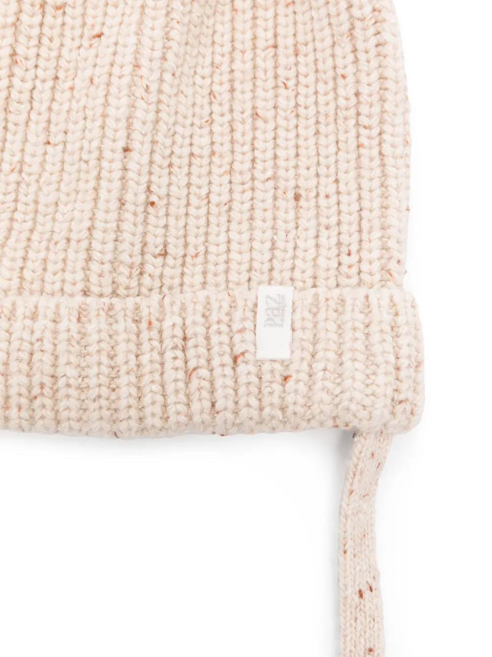pazrodriguez Paz Rodriguez Muts met pompon - Beige