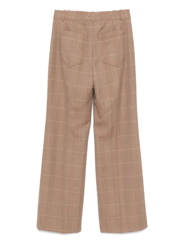 【VICTORIA BECKHAM】Alina テクスチャードウール ワイドパンツ VICTORIA BECKHAM Alina wool wide-leg pants | NET-A-PORTER