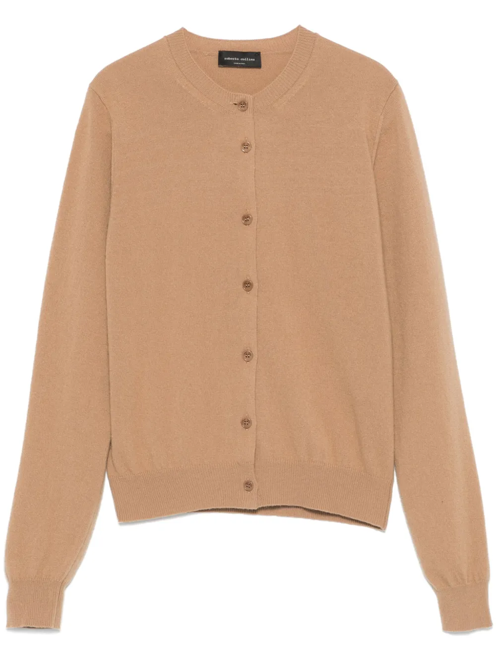 Roberto Collina Vest met ronde hals Bruin
