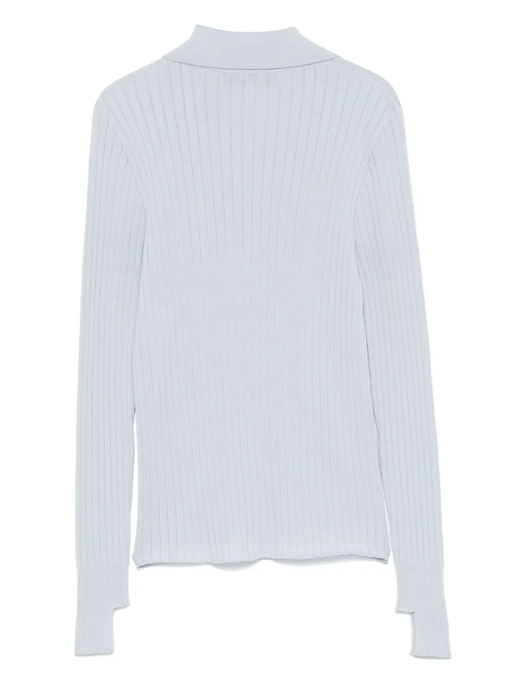 Cheap Maje ribbed-knit polo top Women