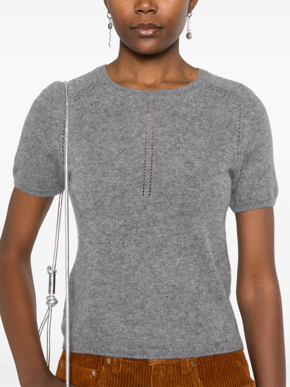 Cheap Off-White perforated t-shirt Men