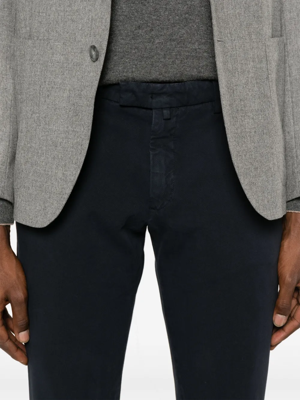 Briglia 1949 Broek met toelopende pijpen Blauw