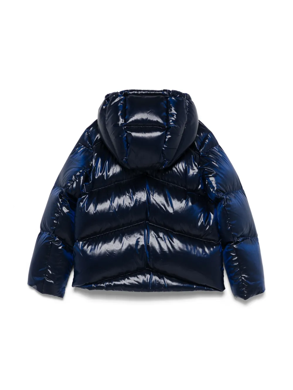 K Way Kids Ninev Crystal Chintz Puffer Jacket Blue FARFETCH BH