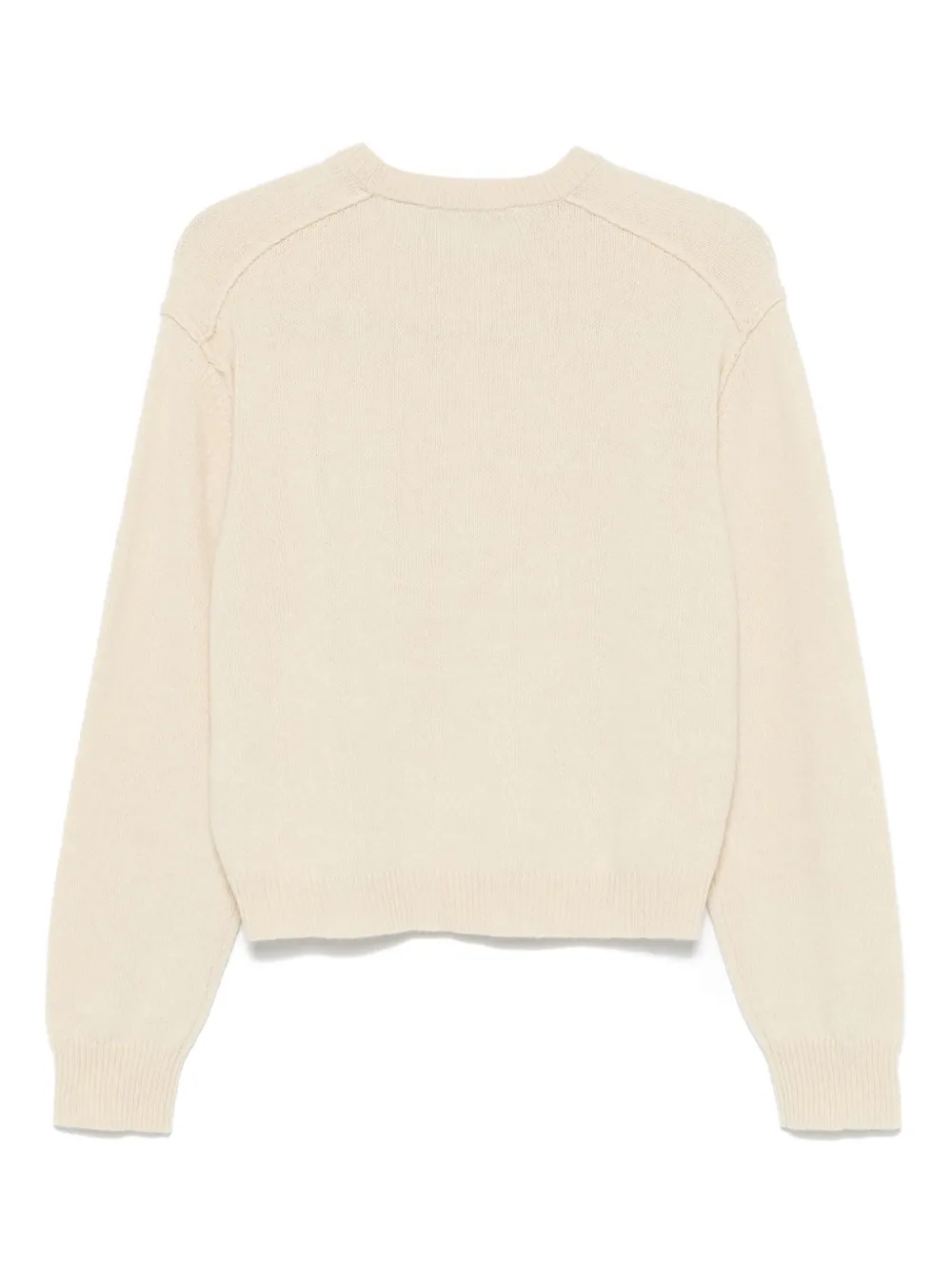 Tela Trui met gesmockte afwerking - Beige