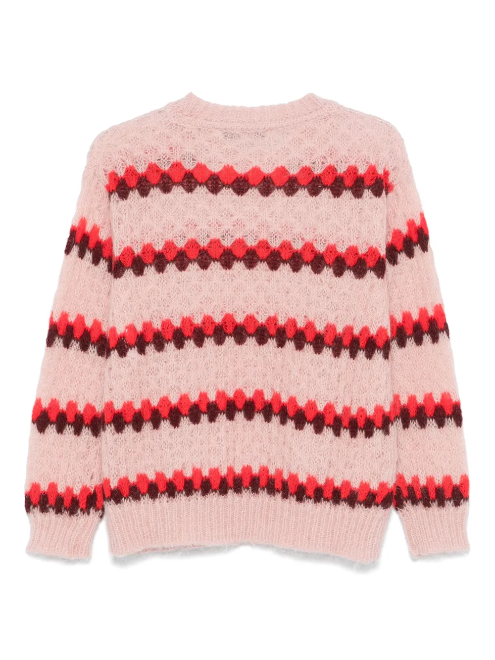 Tela Trui met jacquard patroon - Roze