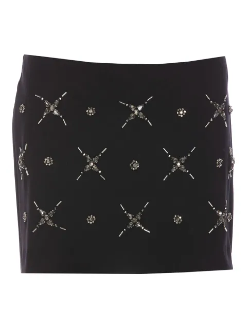 PINKO crystal-embellished mini skirt