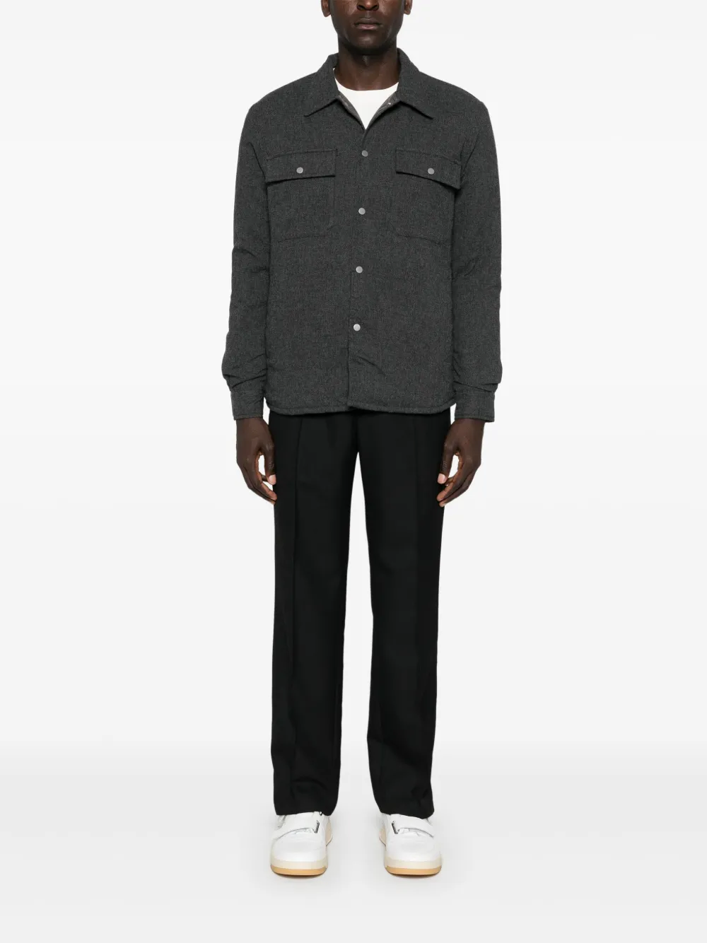 Norse Projects Hjalmer gevoerd jack - Grijs
