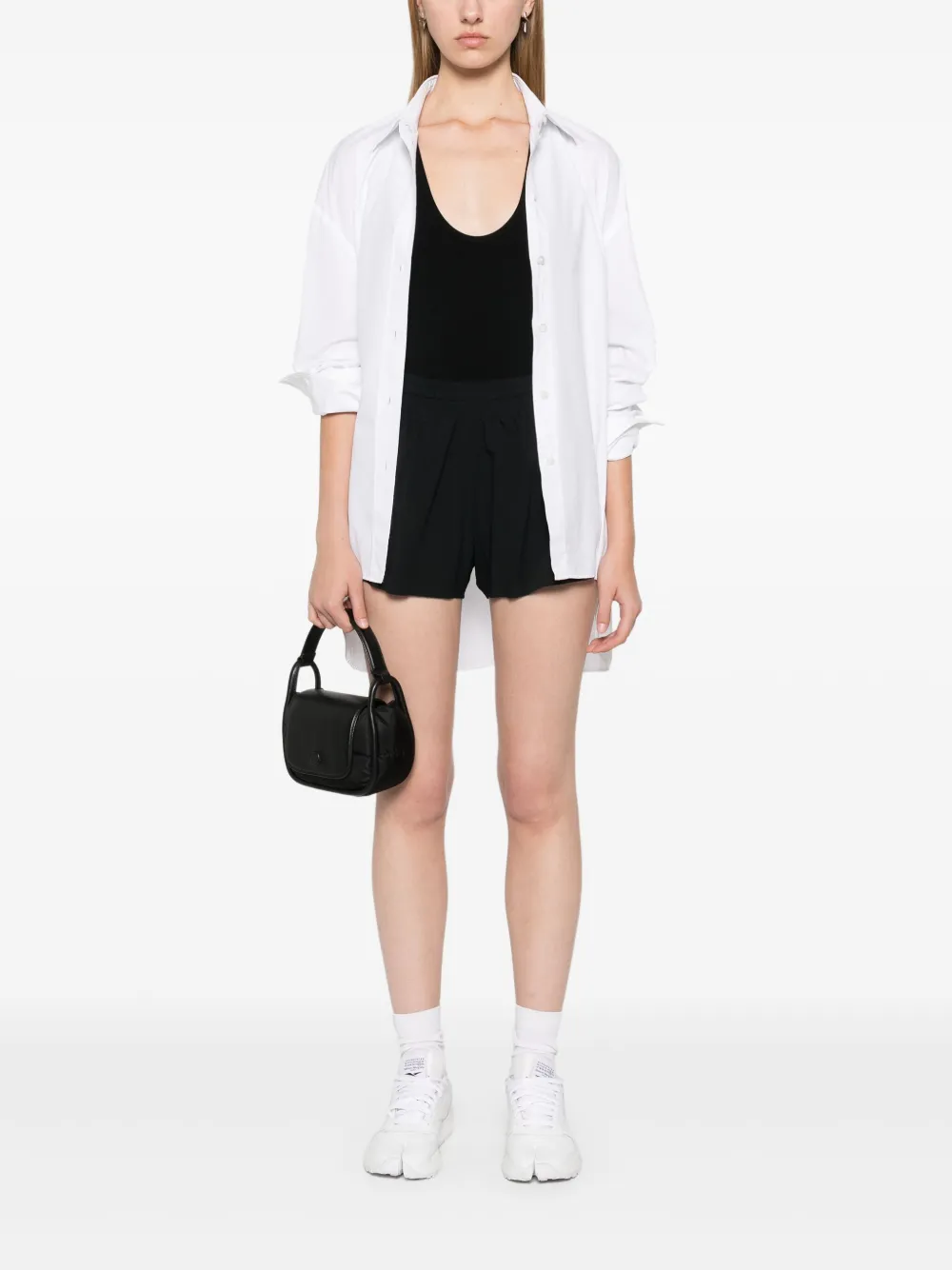 Y-3 Trainingsshorts met logoprint - Zwart