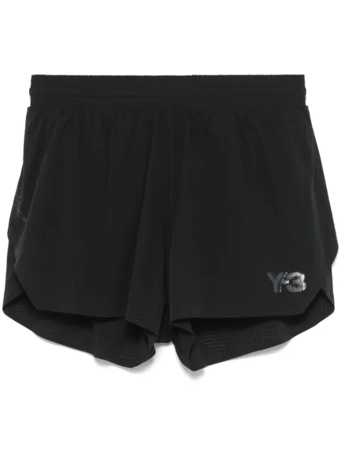 Y-3 Bermuda esportiva com logo