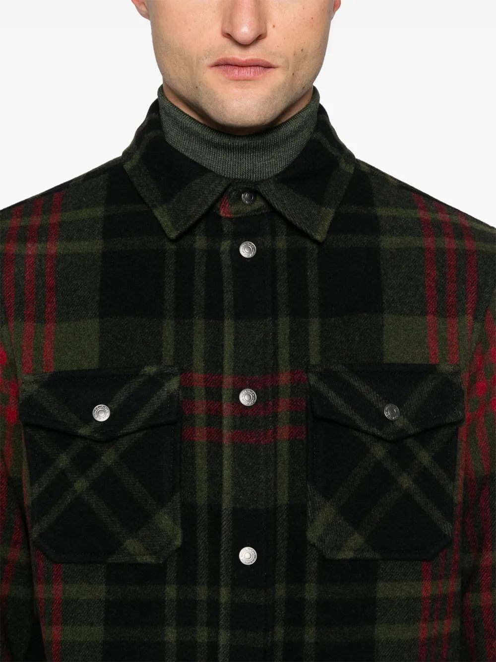 Woolrich Alaskan Overshirt Green FARFETCH GH