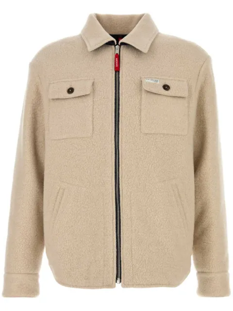 Fay fleece-texture jacket