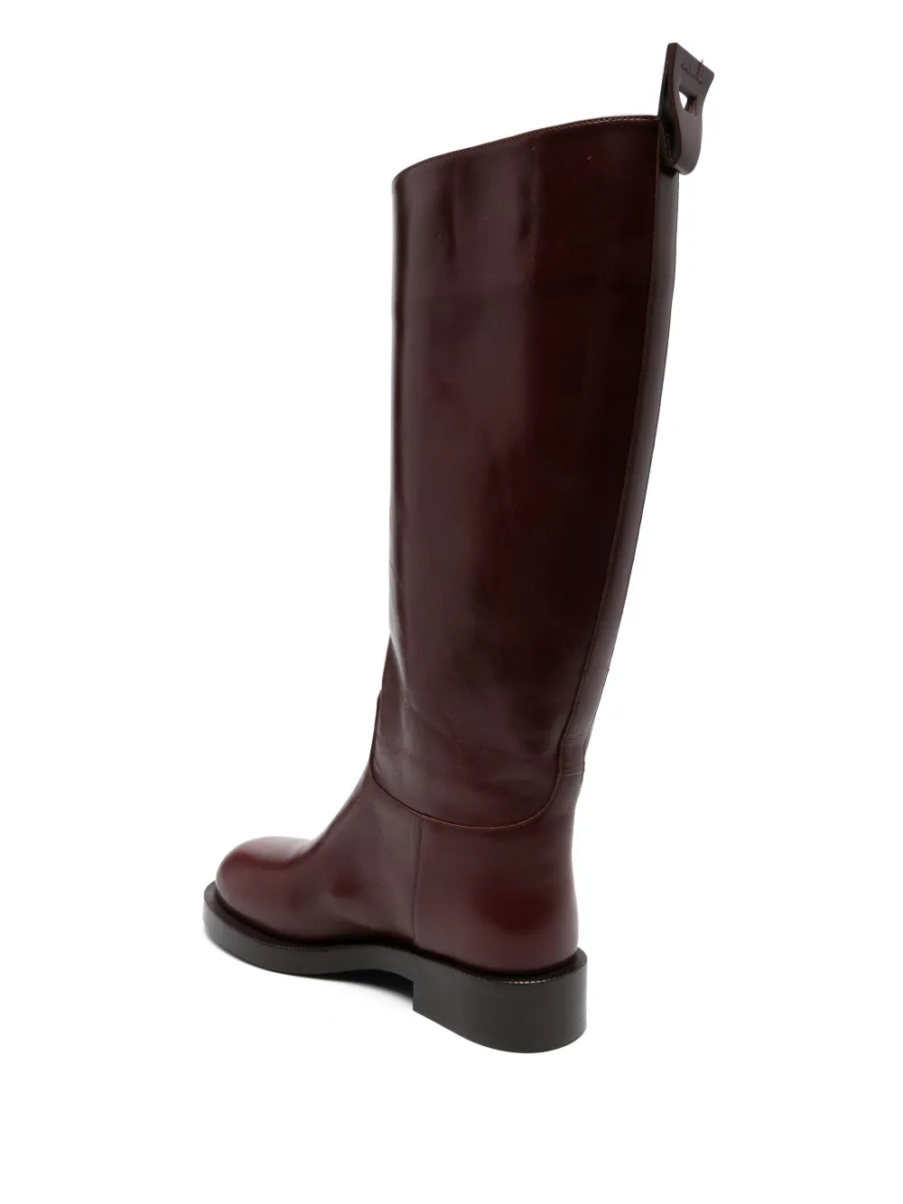 Rabanne leather boots Red