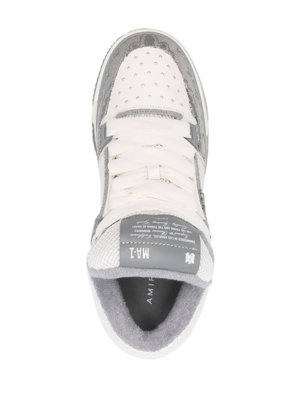 AMIRI Bandana Denim sneakers Grey