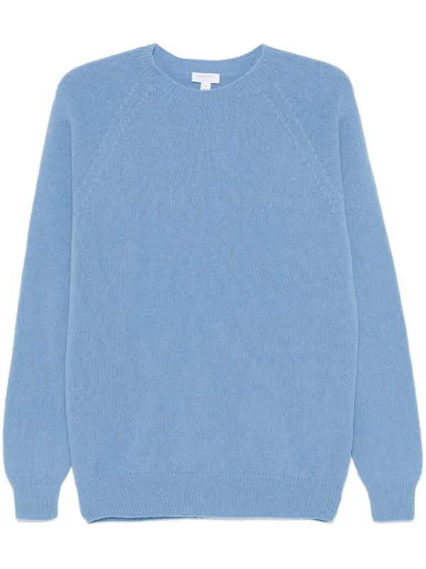 Sunspel クルーネック セーター | ブルー | FARFETCH JP