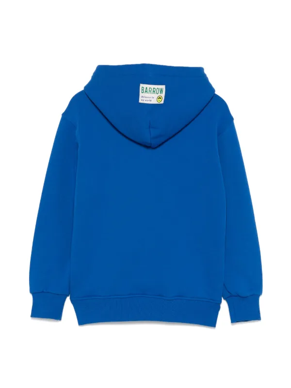 Smile print hoodie online