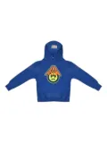 Barrow kids Smile-print hoodie - Blue