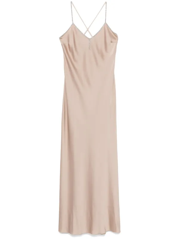 Topshop plain satin slip dress on sale