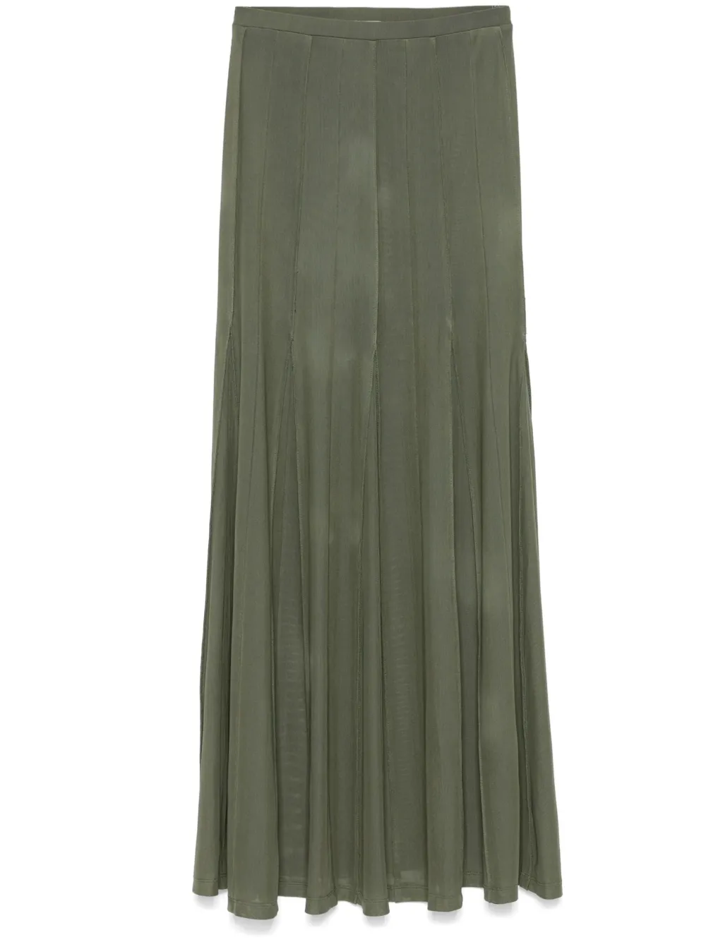 pleated mesh skirt
