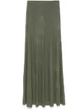 REMAIN pleated mesh skirt - Green
