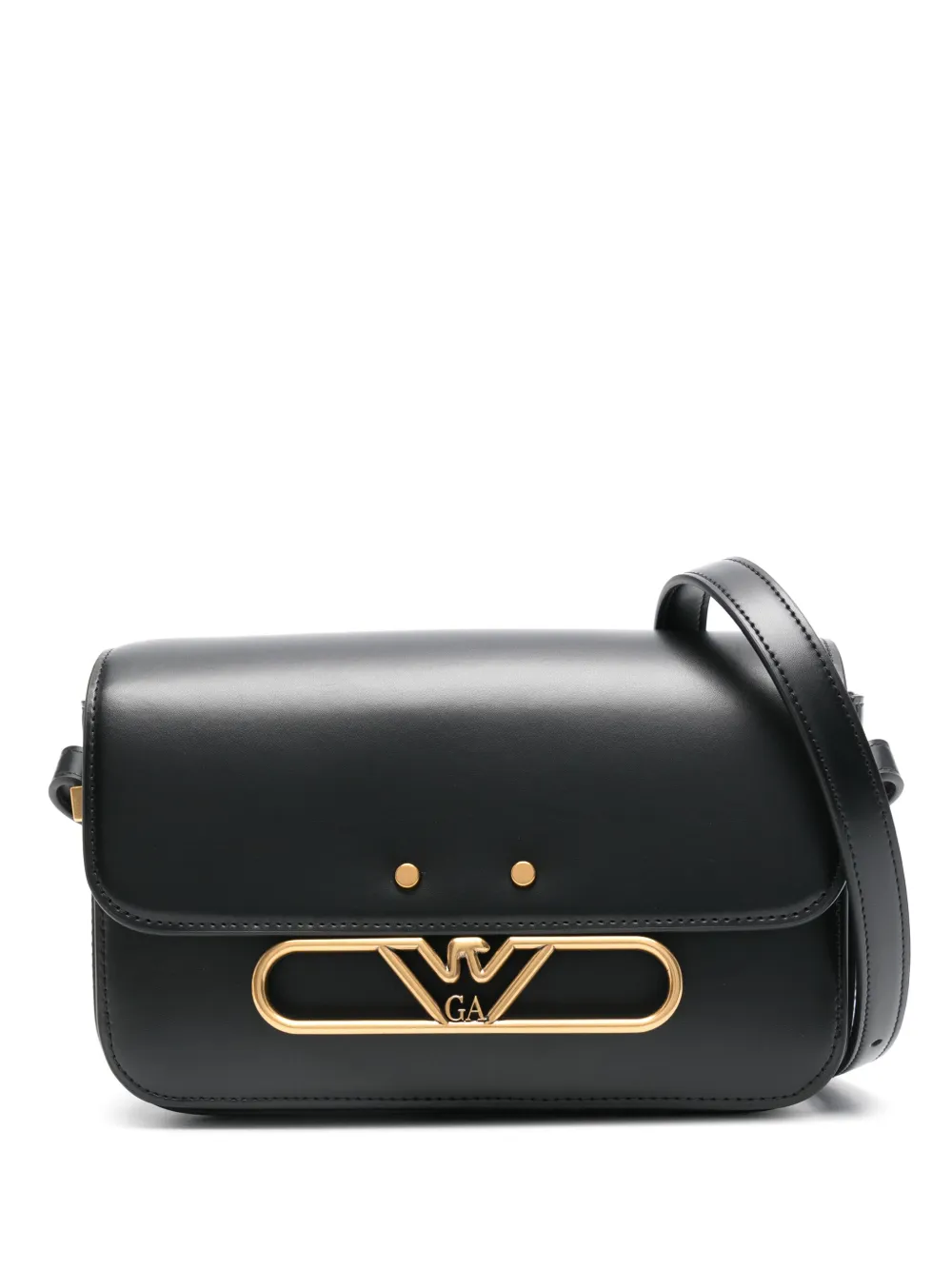 Emporio Armani Schoudertas met logo Zwart