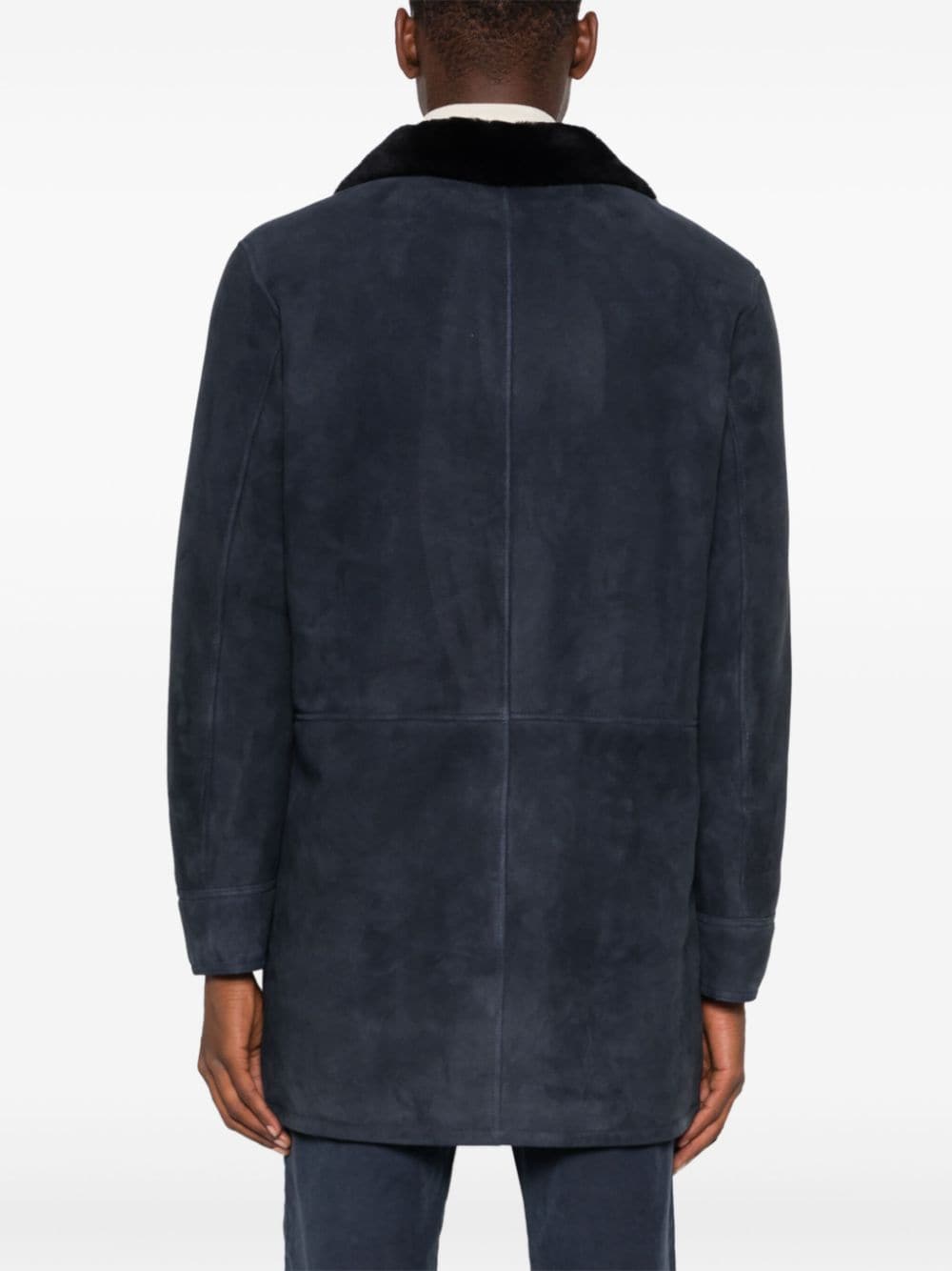 Shop Arma Mano Coat In Blue