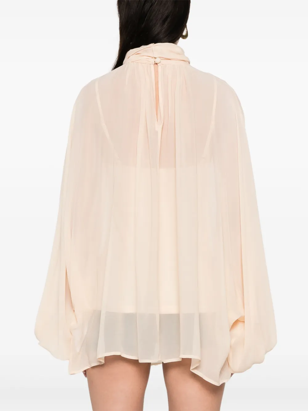 Shop Zimmermann Eden Blouse In Neutrals