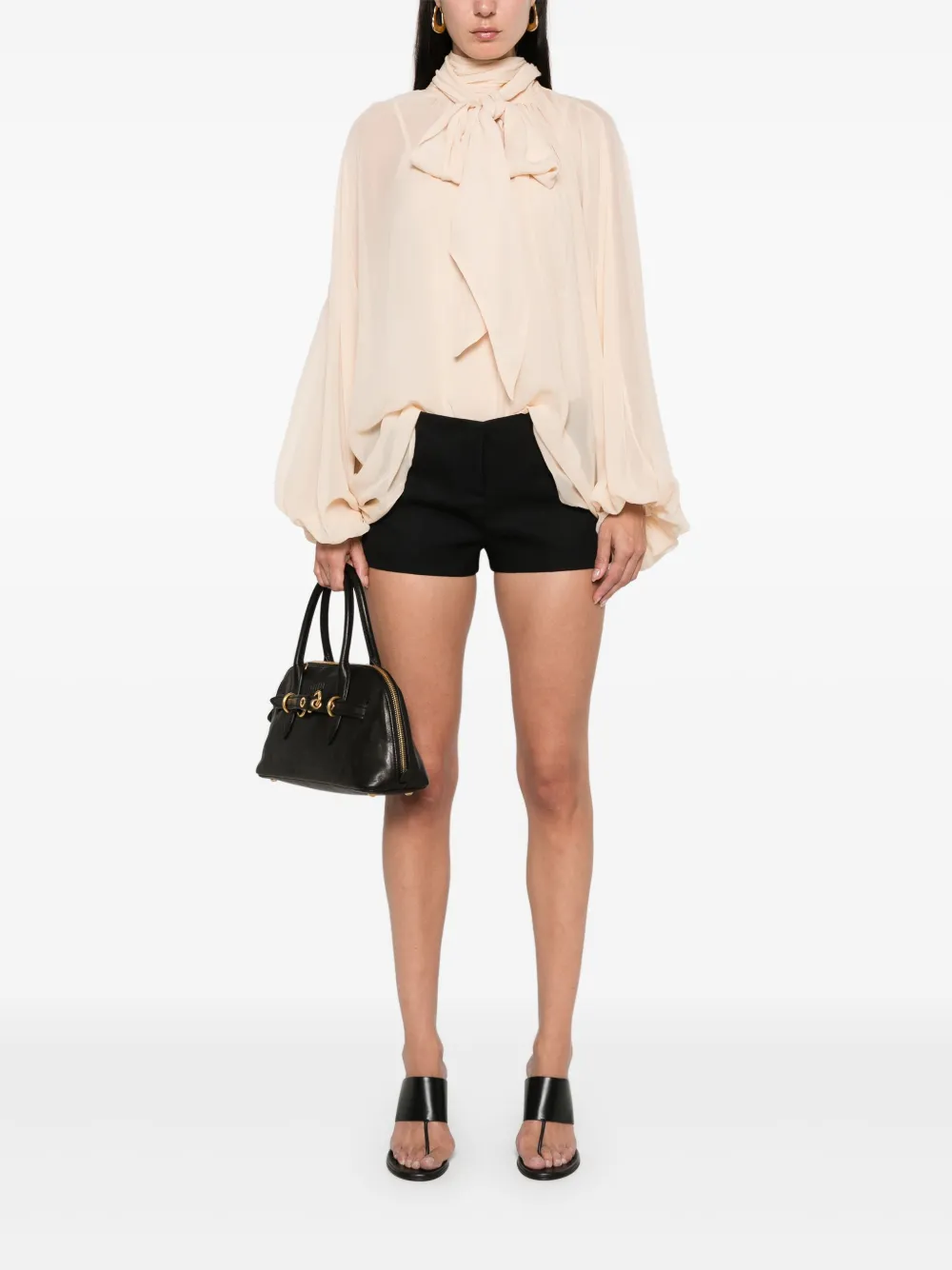 Shop Zimmermann Eden Blouse In Neutrals